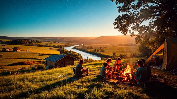 Les meilleures destinations de camping pour ados en Dordogne